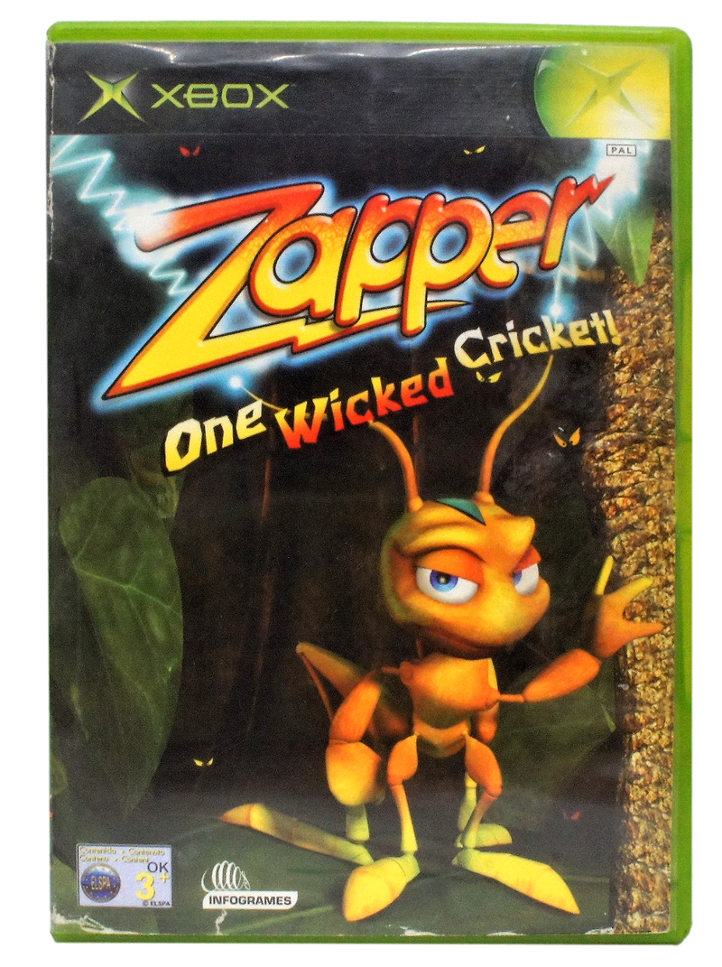 Zapper One Wicked Cricket XBOX Original PAL *Complete* (Pre-Owned)