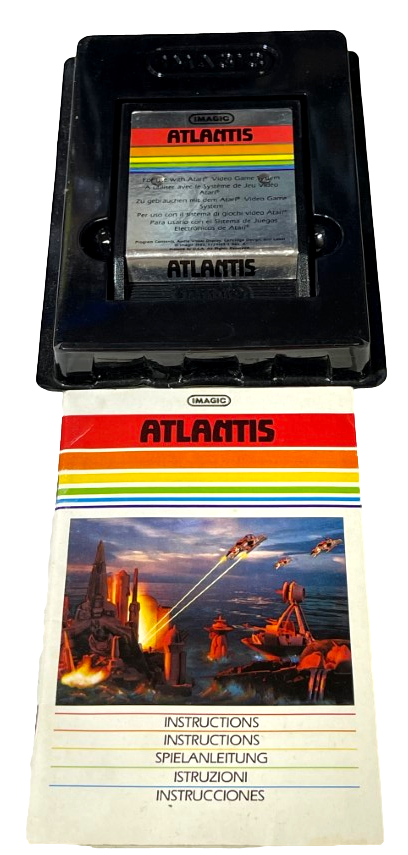 Atlantis Atari 2600 *Complete* Imagic (Preowned)