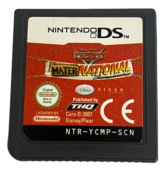 Cars Mater-National Nintendo DS 2DS 3DS Game *Cartridge Only* (Preowned)