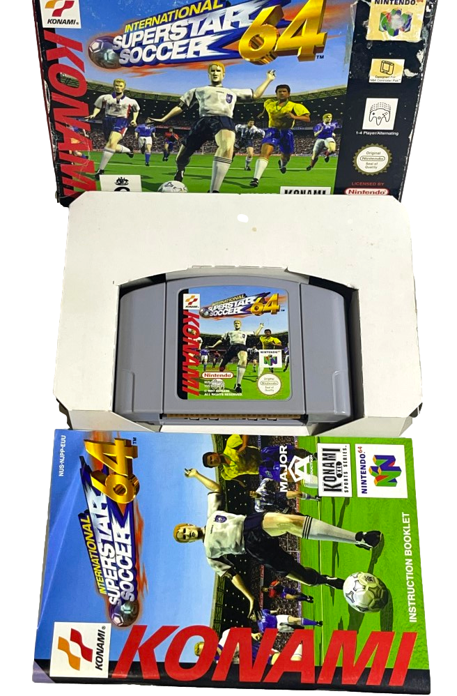 International Superstar Soccer 64 Nintendo 64 N64 Boxed PAL *Complete* (Preowned)