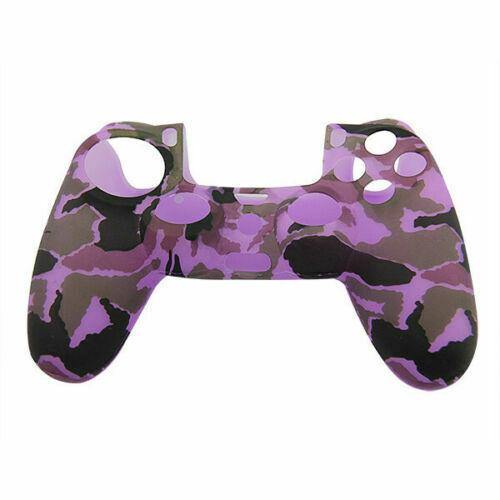 Silicone Cover For PS4 Controller Case Skin - Purple Camo - Games We Played