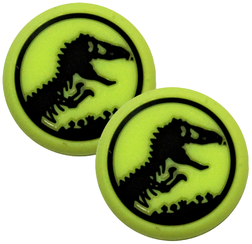 Thumb Grips x 2 For PS4 PS5 XBOXONE Xbox Series X Toggle Cover Cap Jurassic Park