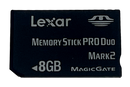 Lexar 8GB Sony PSP Memory Stick Pro Duo Memory Card Camera Memory (Pre-Owned)