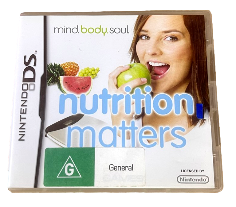 Nutrition Matters Nintendo DS 2DS 3DS Game *Complete* (Pre-Owned)