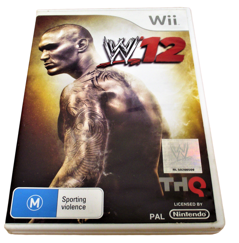 WWE '12 Wrestlemania Nintendo Wii PAL *No Manual* Wii U Compatible (Preowned)
