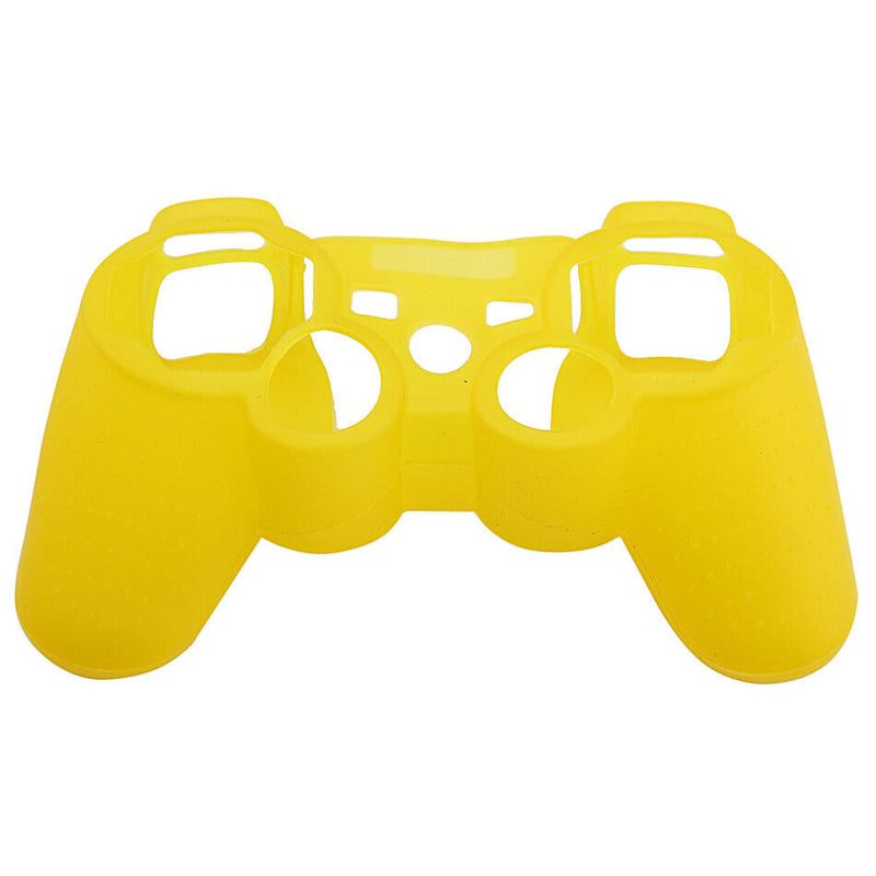 Silicone Cover For PS3 Controller Skin Case Yellow