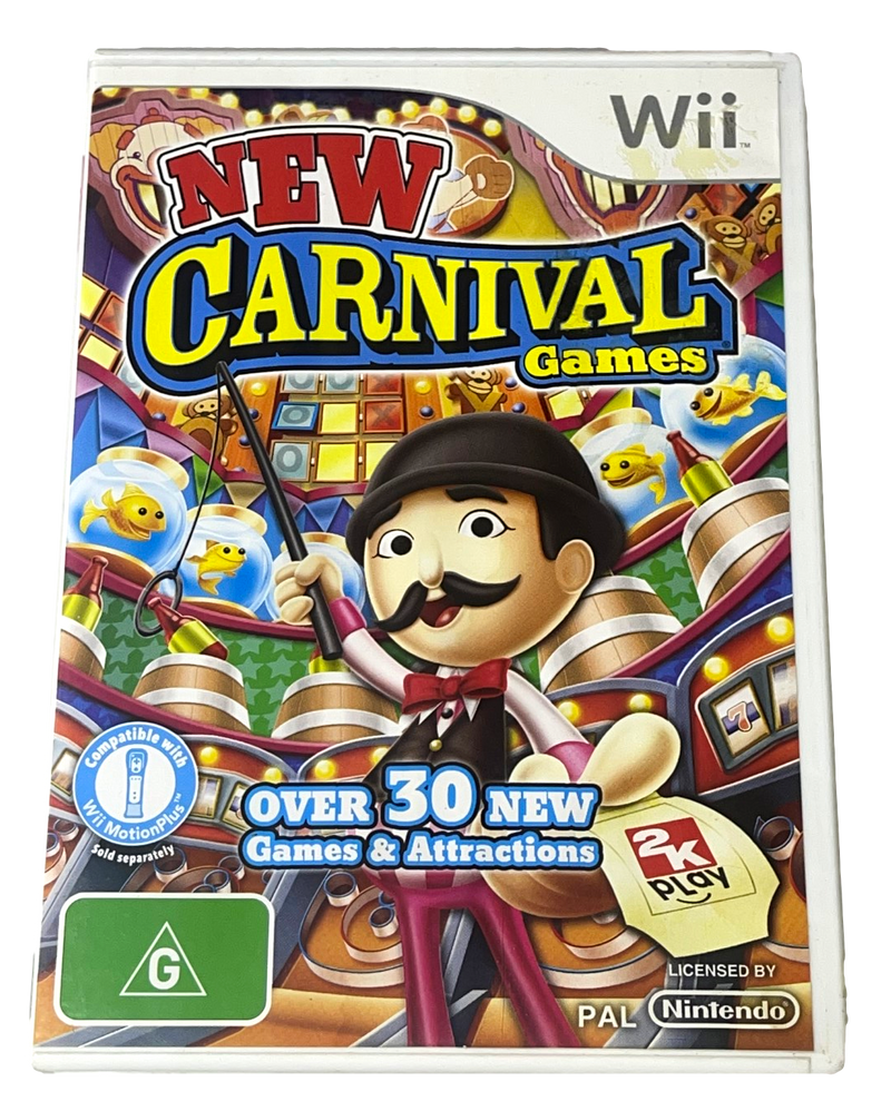 New Carnival Games Nintendo Wii PAL *No Manual*  Wii U Compatible (Pre-Owned)