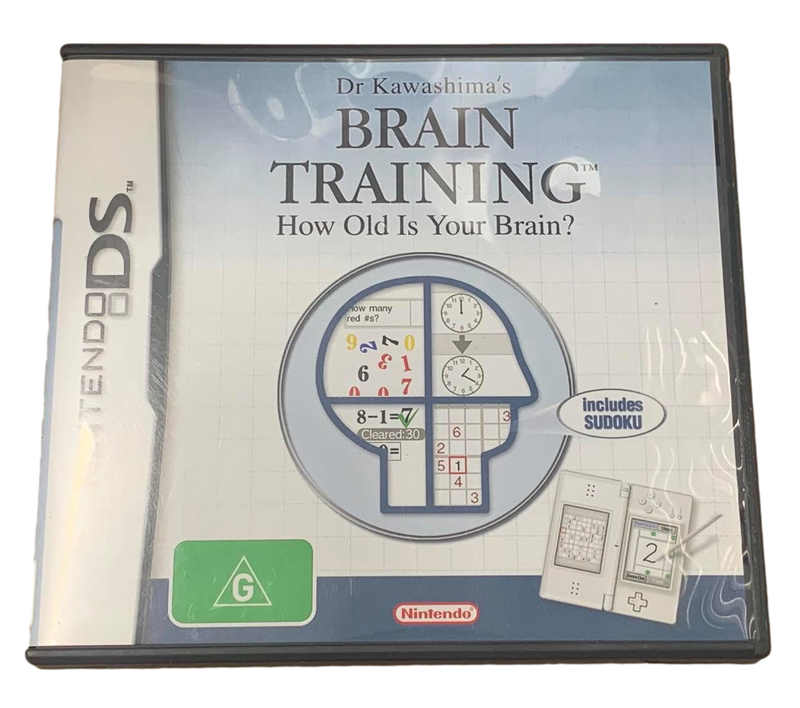 Brain Training Nintendo DS 2DS 3DS Game *No Manual* (Pre-Owned)