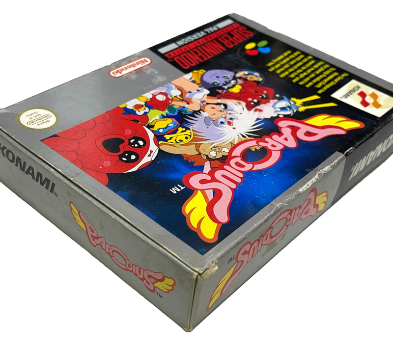 Parodius Nintendo SNES Boxed PAL *No Manual* (Preowned)