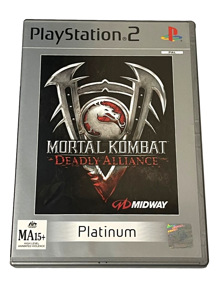 Mortal Kombat Deadly Alliance PS2 (Platinum) PAL *Complete* (Pre-Owned)