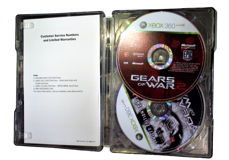 Gears Of War 2 Limited Edition Steelbook XBOX 360 PAL (Preowned)