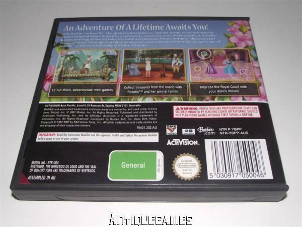 Barbie as The Island Princess Nintendo DS 2DS 3DS Game *No Manual* (Preowned) - Games We Played