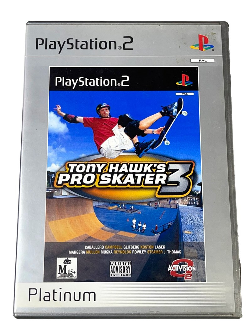 Tony Hawk's Pro Skater 3 PS2 (Platinum) PAL *No Manual* (Preowned)