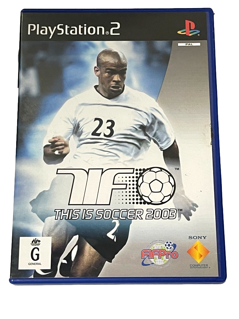 This is Soccer 2003 PS2 PAL *Complete* (Preowned)