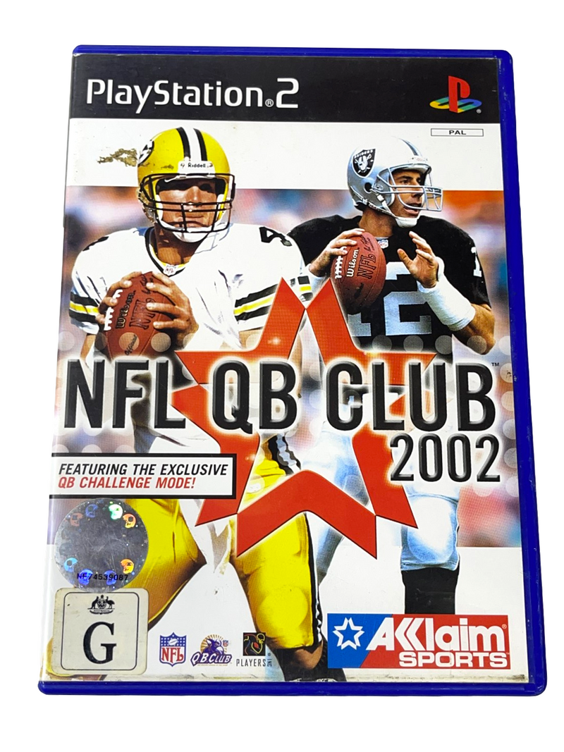 NFL QB Club 2002 PS2 PAL *Complete* (Preowned)