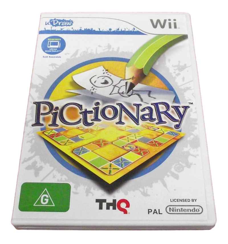 U Draw Pictionary Nintendo Wii PAL *Complete* Wii U Compatible (Preowned)