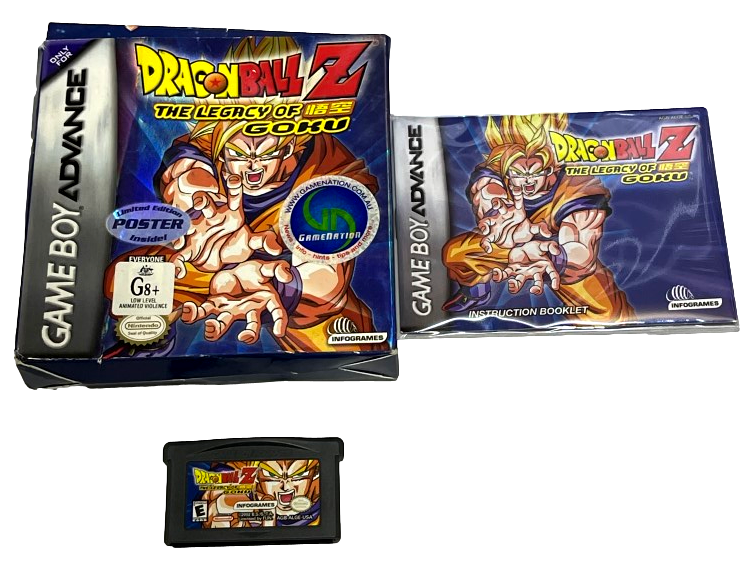 Dragonball Z The Legacy of Goku Nintendo Gameboy Advance GBA *Complete* Boxed (Preowned)