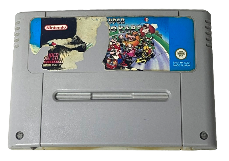 Mario Kart Super Nintendo SNES PAL (B Grade Label) (Preowned)