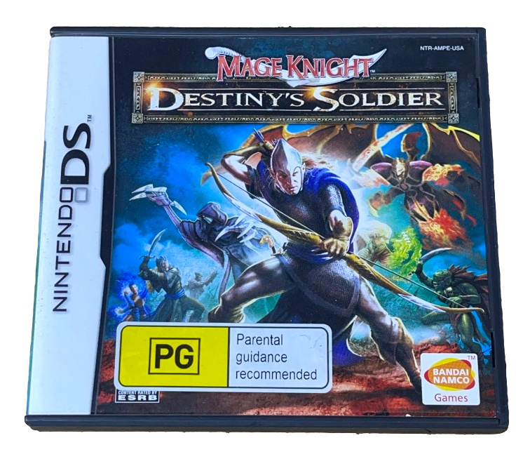 Mage Knight Destiny's Soldier Nintendo DS 3DS Game *Complete* (Pre-Owned)