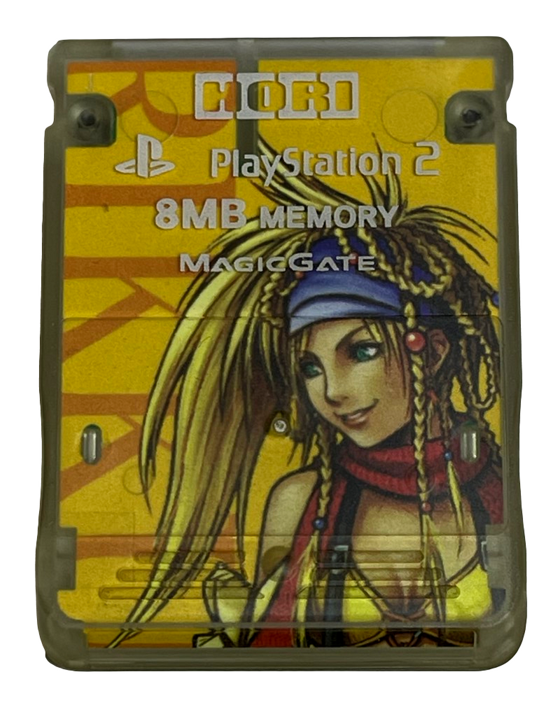Final Fantasy X-2 Rikki Hori Magic Gate PS2 Memory Card PlayStation 2 (Preowned)