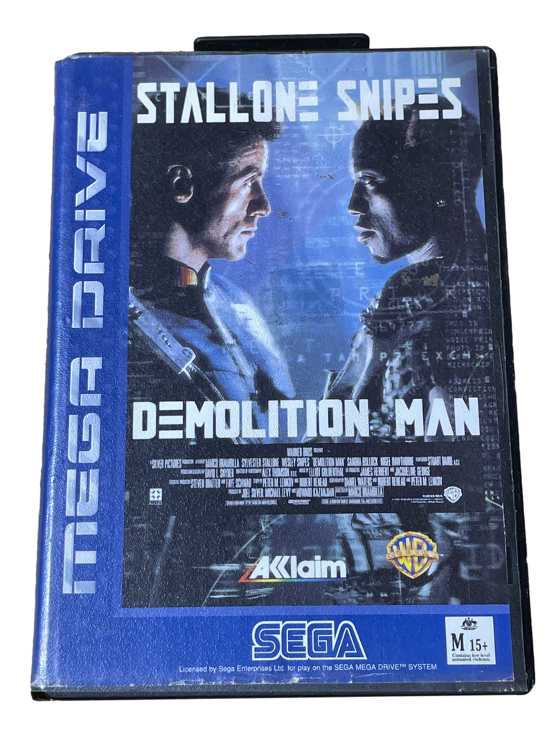 Demolition Man Sega Mega Drive PAL *No Manual* (Preowned) - Games We Played