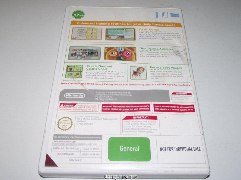 Wii Fit Plus Nintendo Wii PAL *No Manual* (Pre-Owned)
