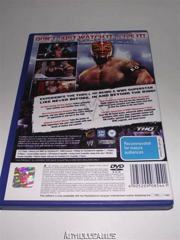 Smack Down Vs Raw 2007 PS2 PAL *Complete* (Preowned) - Games We Played