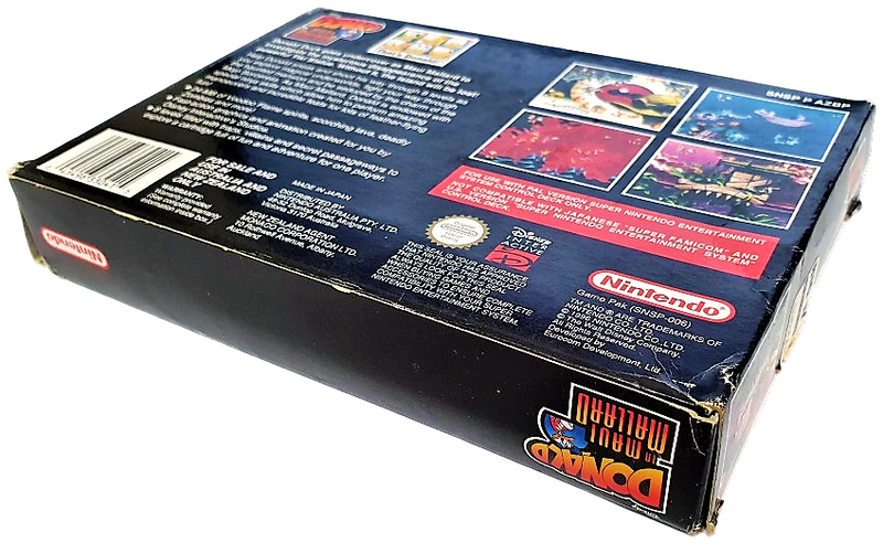Donald In Maui Mallard Super Nintendo SNES Boxed *No Manual* PAL (Preowned)