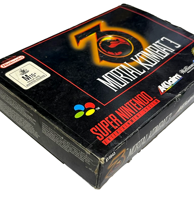 Mortal Kombat 3 Nintendo SNES Boxed PAL *No Manual* (Preowned)