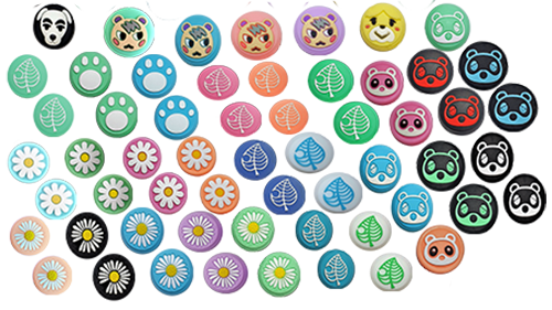 Thumb Grips x 2 For Switch/Switch Lite & N64 Cover Caps Animal Crossing - Games We Played