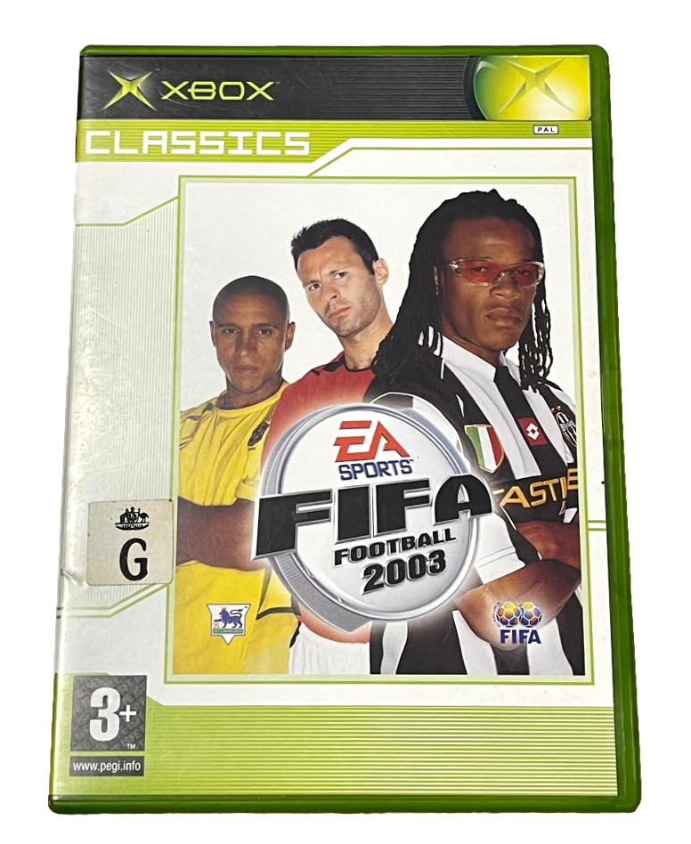 FIFA Football 2003 Xbox Original PAL (Classics) *Complete* (Pre-Owned)