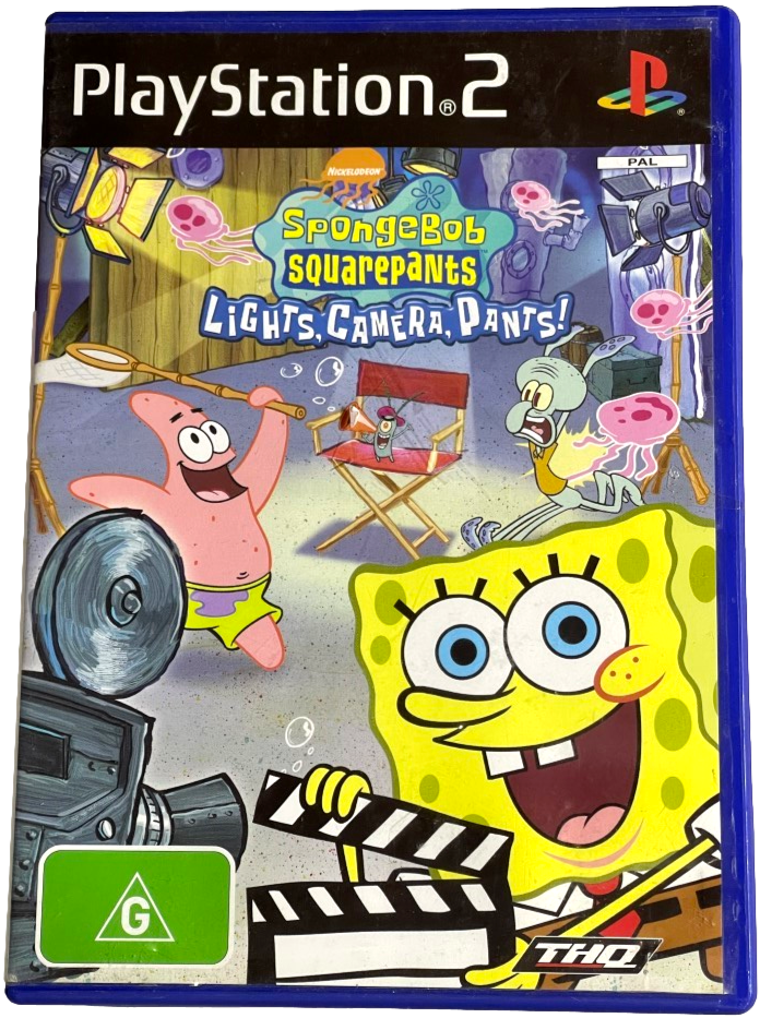Spongebob Squarepants Lights Camera Pants! PS2 PAL *Complete* (Pre-Owned)