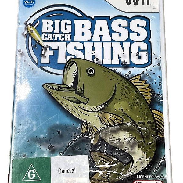 Big Catch Bass Fishing Nintendo Wii PAL *No Manual* Wii U Compatible (