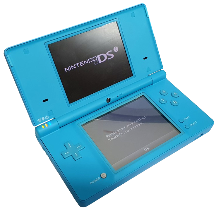 Light Blue Nintendo DSI Console + USB Charger (Refurbished)