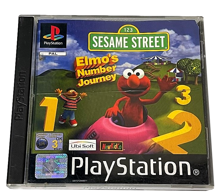 Elmo's Number Journey Sesame Street PS1 PS2 PS3 PAL *Complete* (Pre-Owned)