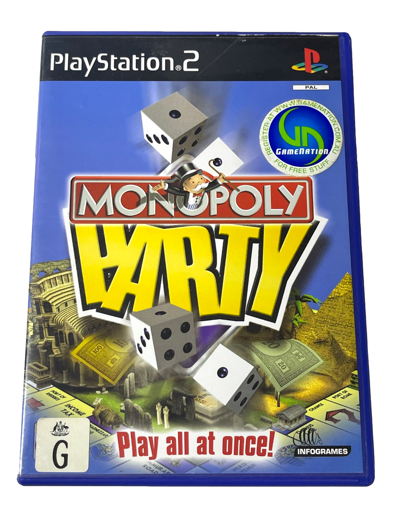 Monopoly Party PS2 PAL *Complete* (Preowned)