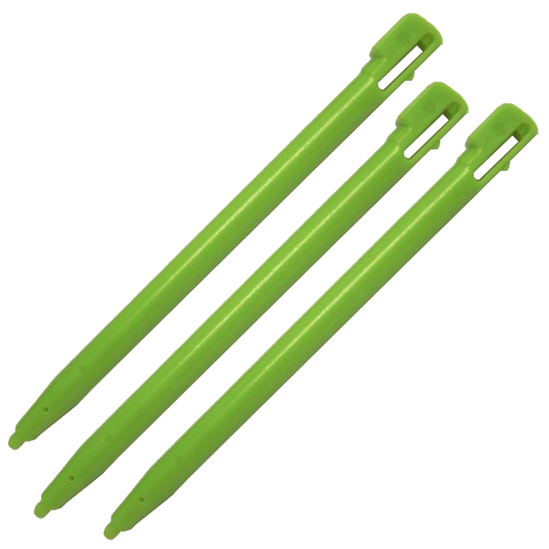 3 x Lime Touch Screen Stylus for Nintendo DSi Console - Games We Played