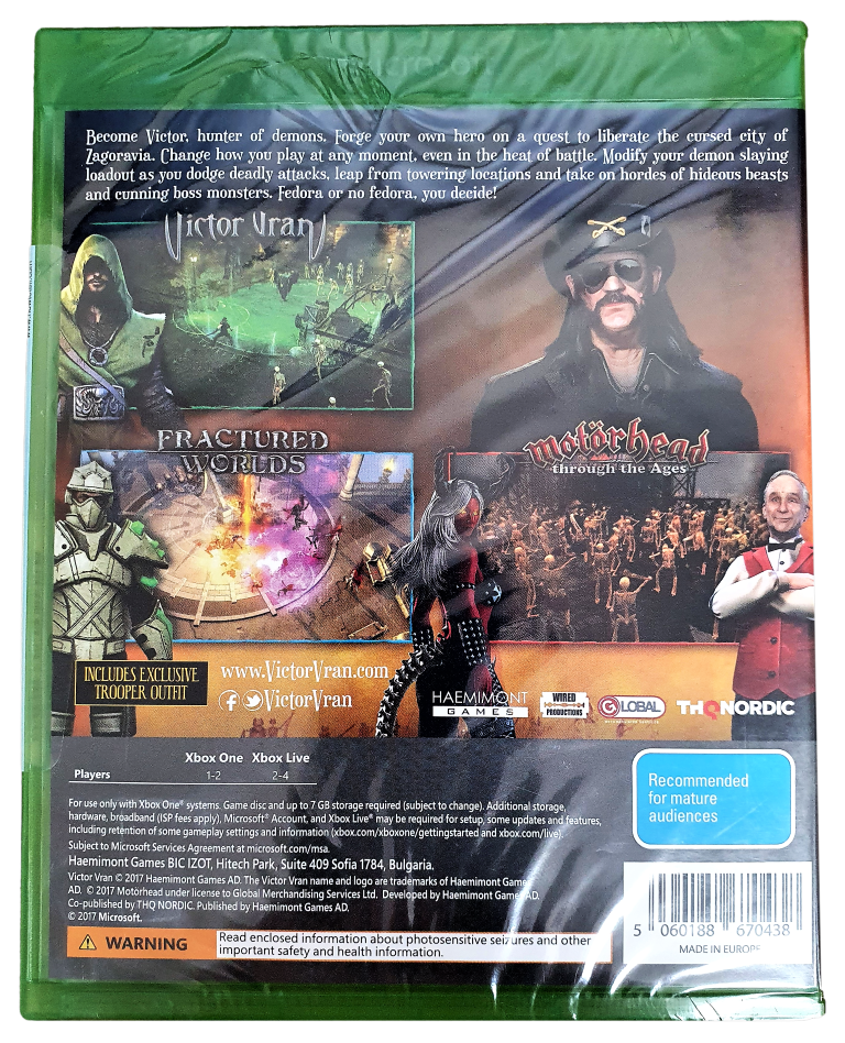 Victor Vran Overkill Edition Microsoft Xbox One *Sealed*