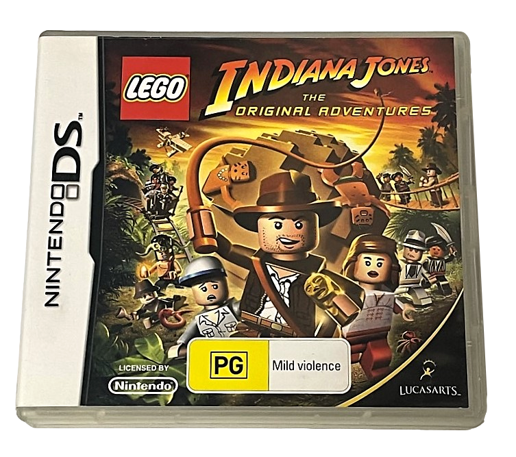 Lego Indiana Jones the Original Adventure DS 2DS 3DS Game *Complete* (Pre-Owned)