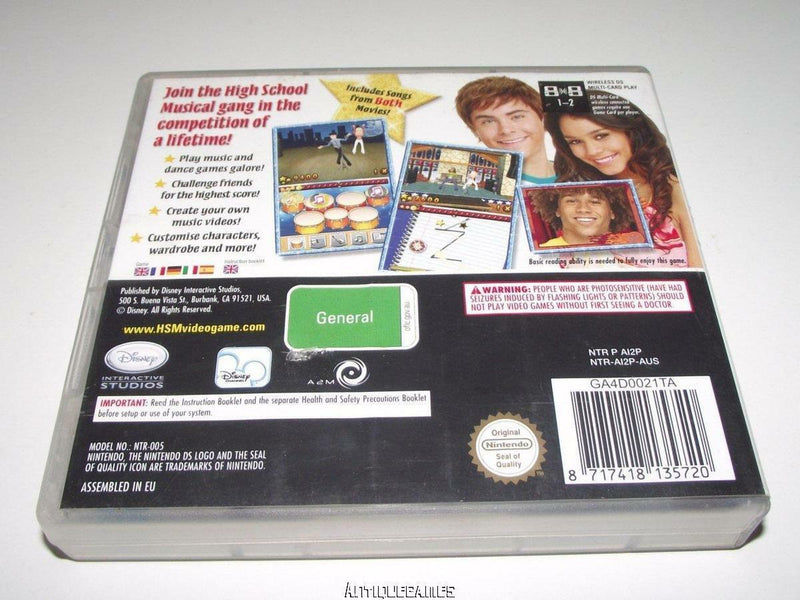High School Musical Makin the Cut Nintendo DS 3DS *No Manual* (Pre-Owned)