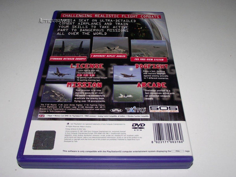 Energy Airforce PS2 PAL *No Manual* (Preowned)