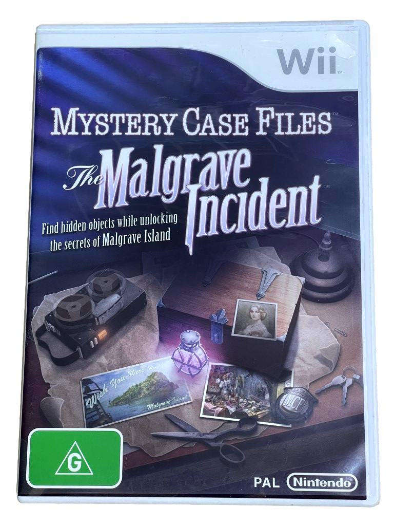 Mystery Case Files: The Malgrave Nintendo Wii PAL *Complete* Wii U Compatible (Preowned)