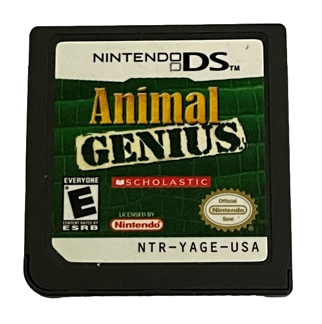 Animal Genius Nintendo DS 2DS 3DS Game *Cartridge Only* (Pre-Owned)