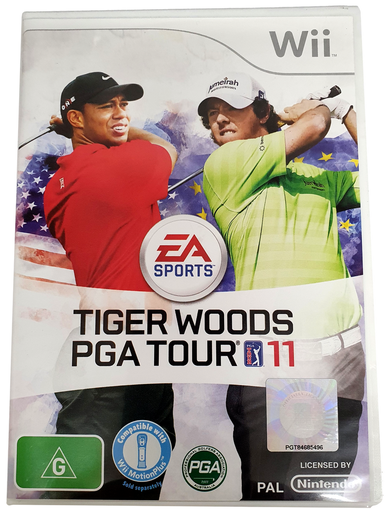 Tiger Woods PGA Tour 11 Nintendo Wii PAL *Complete* (Preowned)