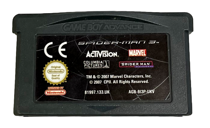 Spider-Man 3 Nintendo Gameboy Advance GBA Complete* Boxed (Preowned)