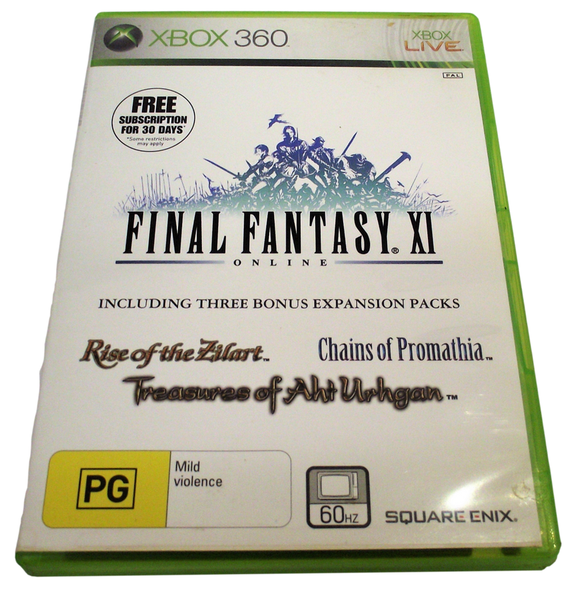 Final Fantasy XI Online Plus Bonus Expansion Packs XBOX 360 PAL (Pre-Owned)