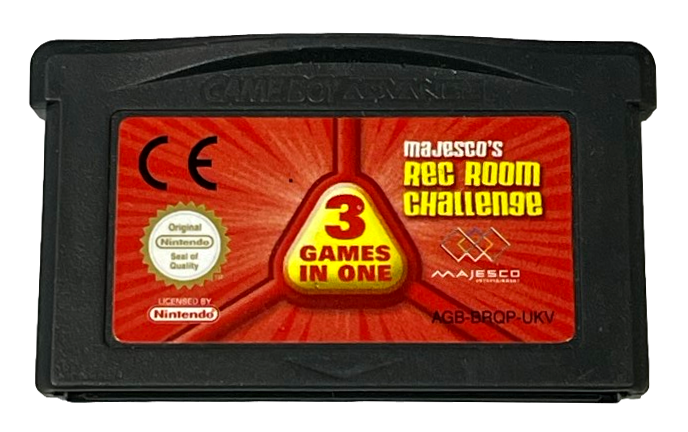 Majesco's Rec Room Challenge Nintendo Gameboy Advance Genuine Cartridge (Preowned)