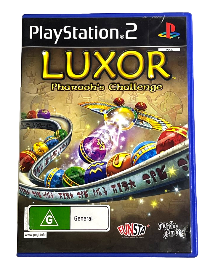 Luxor Pharaoh's Challenge PS2 PAL *Complete* (Preowned)