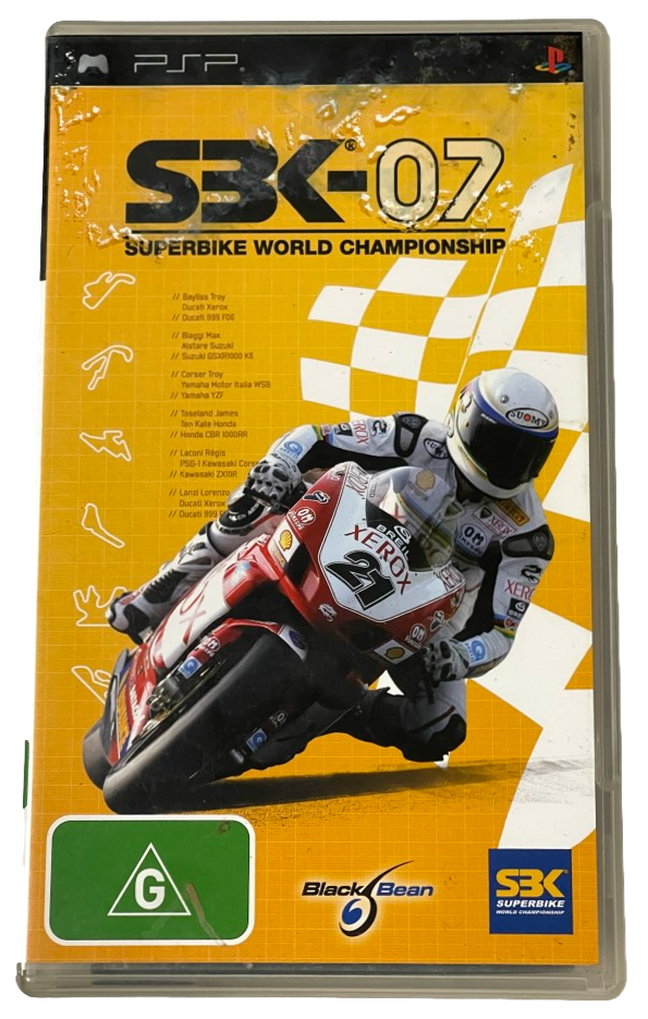 SBK-07 Superbike World Championship Sony PSP Game (Pre-Owned)