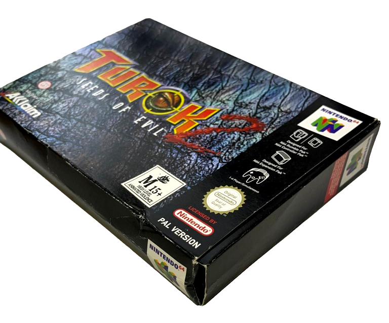 Turok 2 Seeds of Evil Nintendo 64 N64 Boxed PAL *Complete* (Preowned)